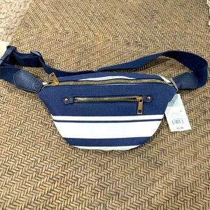 NWT Striped Fanny Pack!